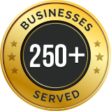 250+ Businesses Served